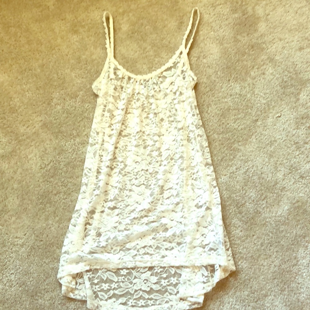 Lace tank top